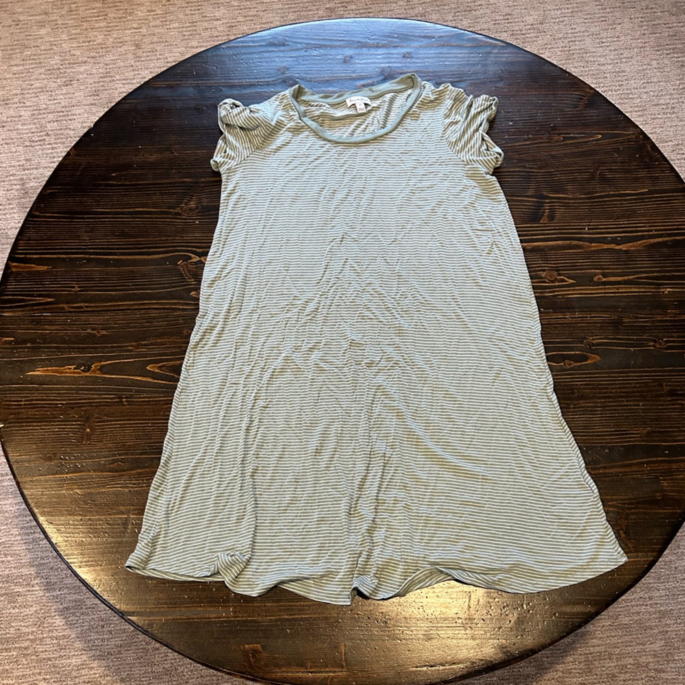 Love, Fire Striped Swing Dress